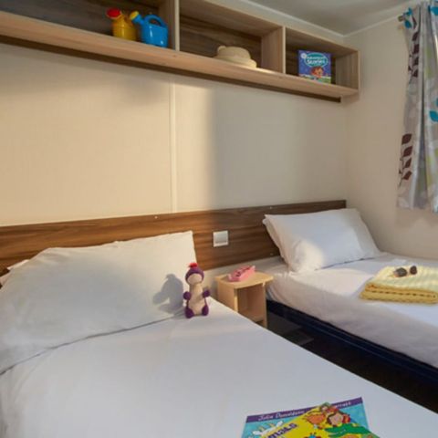 MOBILHOME 6 personnes - Comfort | 3 Ch. | 6 Pers. | Terrasse surélevée | TV