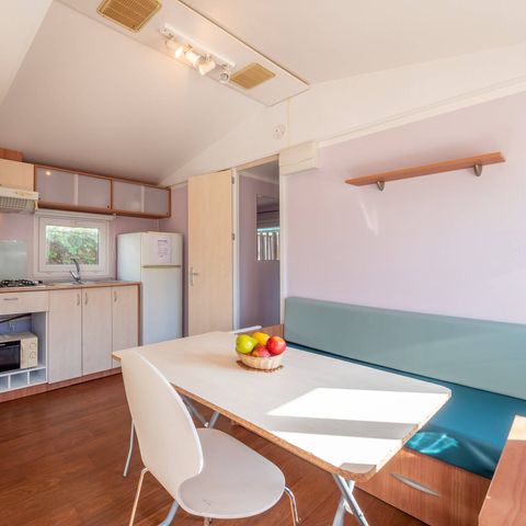 Bungalow 4 personen - Stacaravan | Klassiek | 2 Slaapkamers | 4 Pers. | Single terras