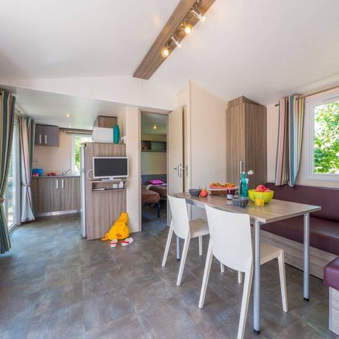 BUNGALOW 4 people - Mobile-home | Comfort | 2 Bedrooms | 4 Pers. | Raised terrace | TV
