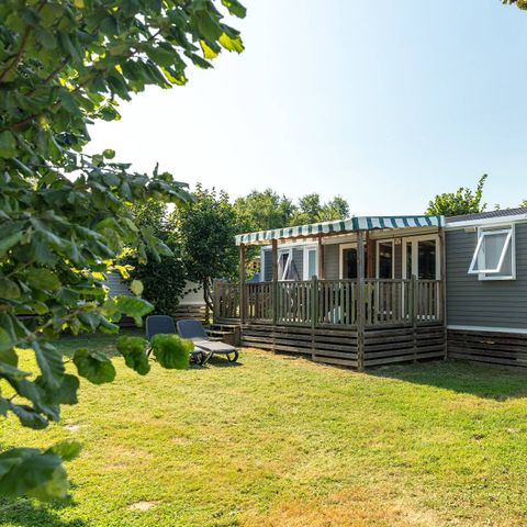 BUNGALOW 6 people - Mobile-home | Comfort | 3 Bedrooms | 6 Pers. | Raised terrace | 2 bathrooms | TV