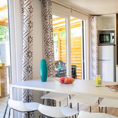 BUNGALOW 6 people - Mobile home | Premium Exclusive | 3 Bedrooms | 6 Pers | Raised terrace | 2 bathrooms | Air conditioning | TV