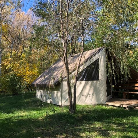 Accommodatie 4 personen - 11 INSOLITE NATURE Ecolodge tent 17m² - 2 kamers