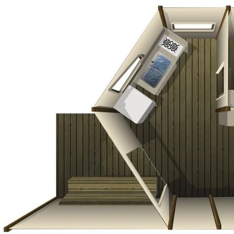 Accommodatie 4 personen - 11 INSOLITE NATURE Ecolodge tent 17m² - 2 kamers
