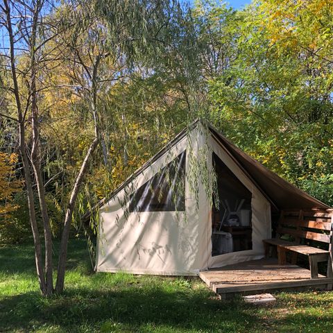 Unterkunft 4 personen - 11 INSOLITE NATURE Zelt Ecolodge 17m² - 2 Zimmer