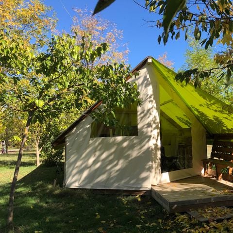 Accommodatie 5 personen - 12 INSOLITE NATURE Ecolodge tent 21m² - 2 kamers