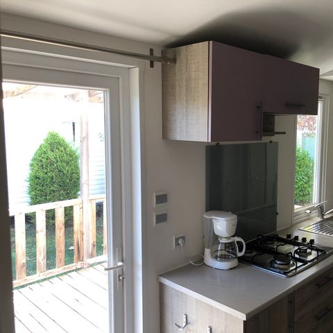 Stacaravan 4 personen - 35 Privilège Super Mercure 27m² - 2 kamers