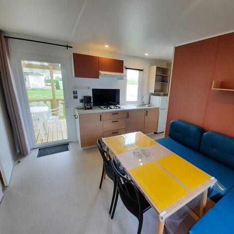 Stacaravan 4 personen - Prestige - 28 m² - 2 slaapkamers