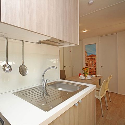 Casa mobile 6 persone - Casa mobile | Comfort XL | 3 Camere da letto | 6 Persone | Terrazza rialzata | 2 bagni | Aria condizionata.