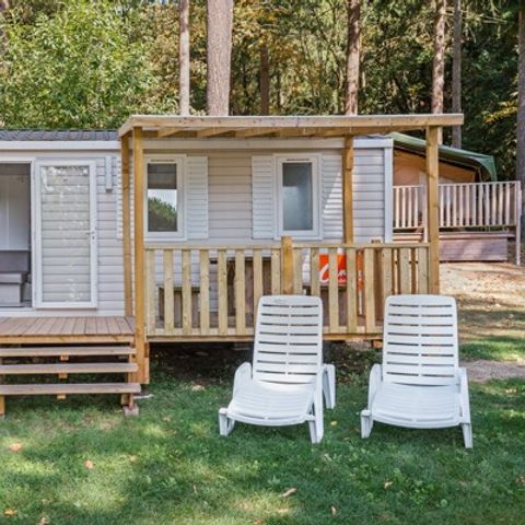 Mobile home 4 persons - Mobile-home | Comfort | 2 Bedrooms | 4 Pers. | Raised terrace | Air-con.