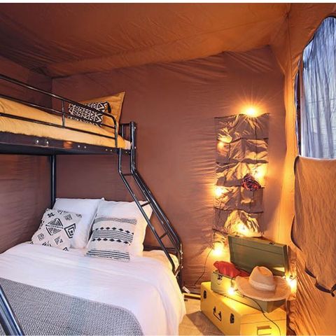 Tente en toile et en bois 4 personnes - Siroco Beach House