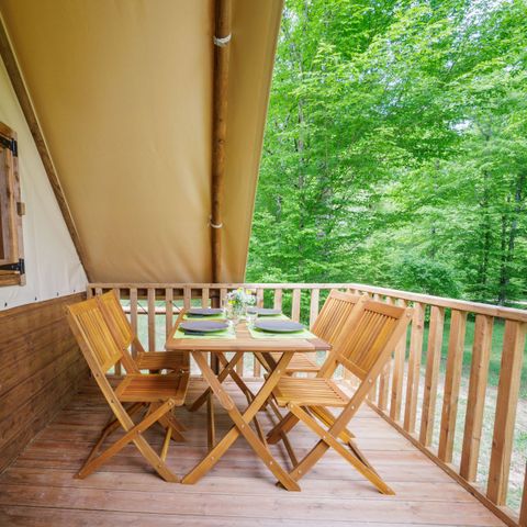 Bungalowtent 5 personen - CABANE LA BELLE ETOILE