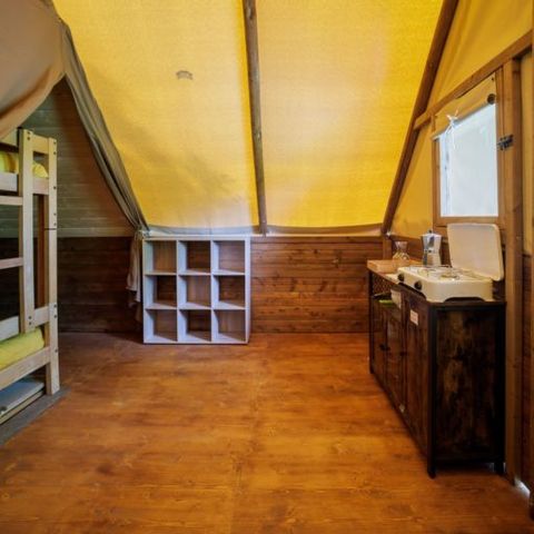 CANVAS BUNGALOW 5 people - CABANE LA BELLE ETOILE