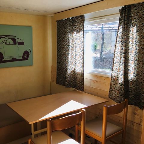 Stacaravan 3 personen - Rustige stacaravan