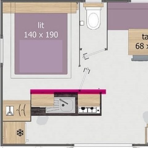 Mobilhome 6 personnes - Mobil-home CORYLUS