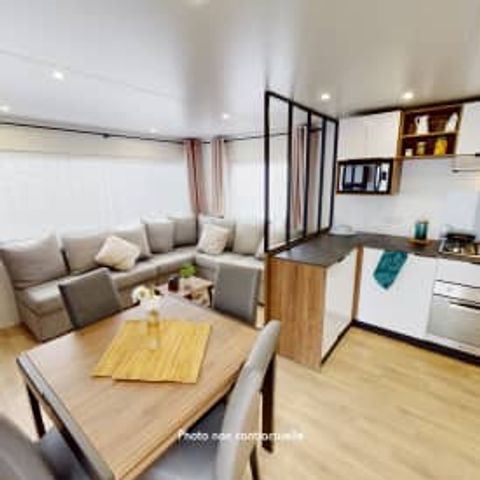 Stacaravan 8 personen - Sérénité 3ch 8p Signature airconditioning