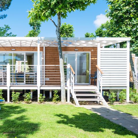 Bungalow 2 personen - Bungalow Fashion - 2 Personen inklusive Möglichkeit für 2 Personen gegen Aufpreis beim Campingplatz zu buchen (kostenpflichtig)