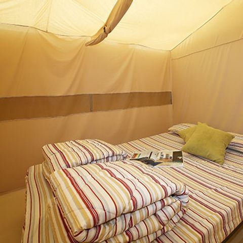 Glamping tent 5 persons - Canvas bungalow | 2 Bedrooms | 5 People | Without bathroom