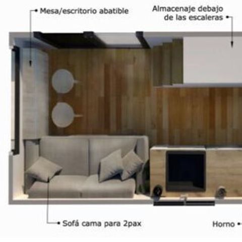 MOBILHOME 2 personnes - Duplex Tiny Home