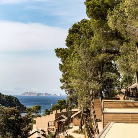 Stacaravan 5 personen - Family Lodge 3 kamers 5 personen Airconditioning + TV