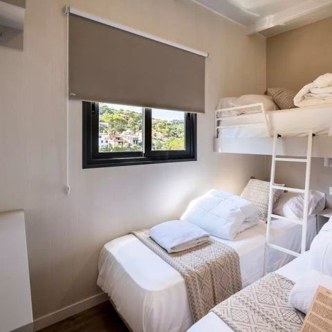 Stacaravan 5 personen - Family Lodge 3 kamers 5 personen Airconditioning + TV