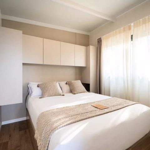 Stacaravan 5 personen - Family Lodge 3 kamers 5 personen Airconditioning + TV