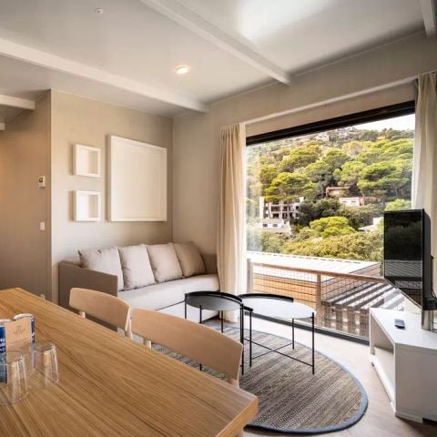 Stacaravan 5 personen - Family Lodge 3 kamers 5 personen Airconditioning + TV