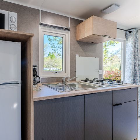 Stacaravan 6 personen - 3 slaapkamers