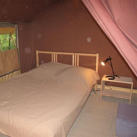 Tente en toile et en bois 6 personnes - Tente Safari Cabanon