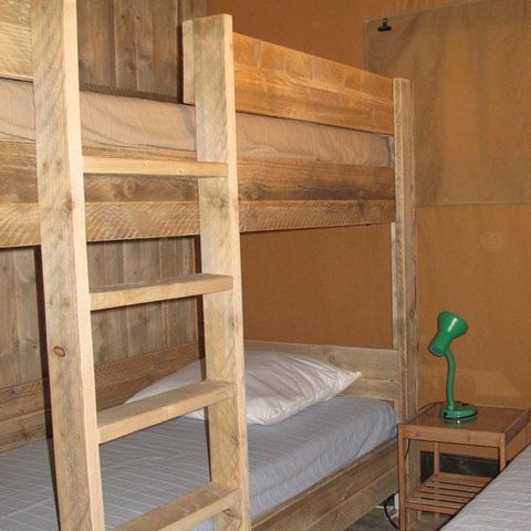 CANVAS AND WOOD TENT 5 people - Lodge Luxury Tent