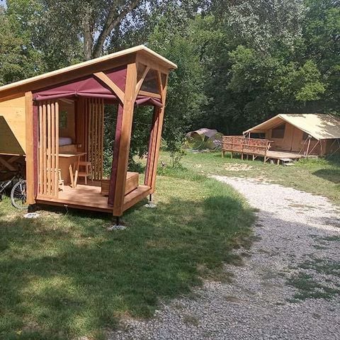 Hébergement 2 personnes - Cabane Cyclo Lodge