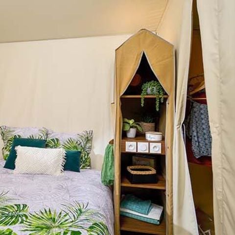 Tente en toile et en bois 5 personnes - Jungle Lodge