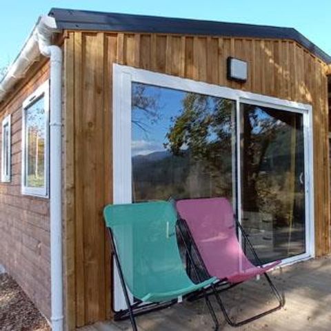 CHALET 6 personas - Chalet de lujo Mimosa con vistas panorámicas al río - Aire acondicionado