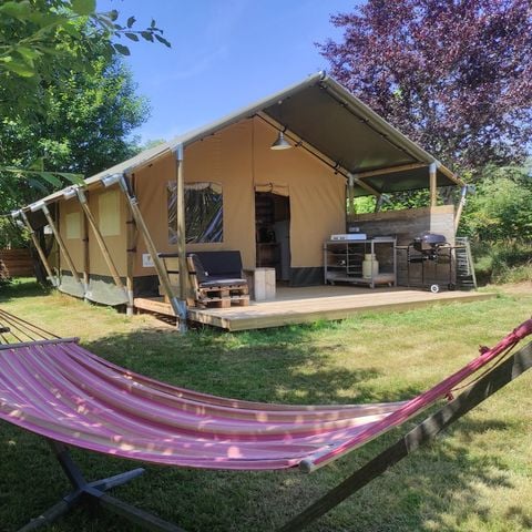 Tente en toile et en bois 5 personnes - Greenlodge Safari - Sans sanitaires privés