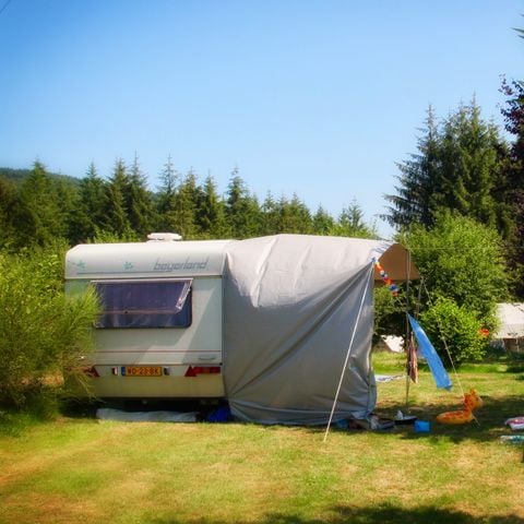 Pitch - caravan + car + electricity