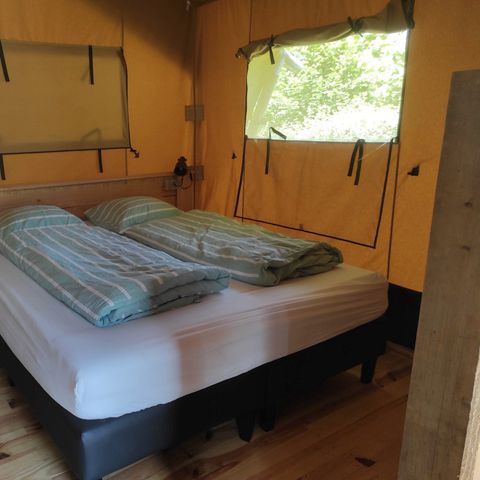 TENTE TOILE ET BOIS 4 personnes - GS2 Tente safari Greenlodge sans sanitaire