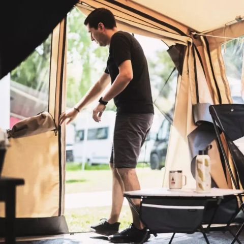 CANVAS AND WOOD TENT 6 people - Savannah Lodge 4 Rooms 6 People Without Bathroom