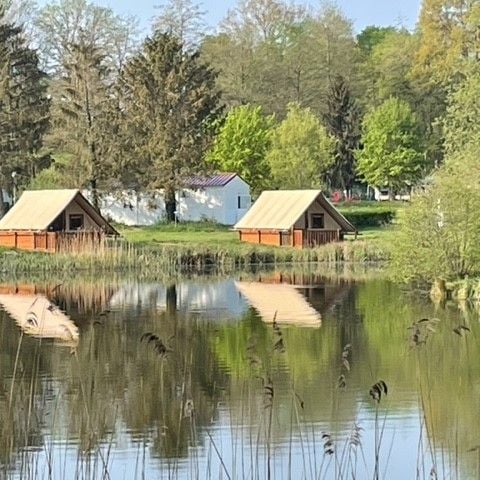 CANVAS AND WOOD TENT 5 people - Tent lodges without sanitary facilities