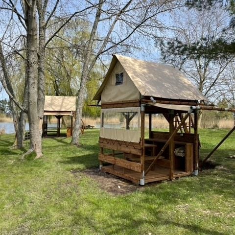 TENTE TOILE ET BOIS 2 personnes - Bivouac
