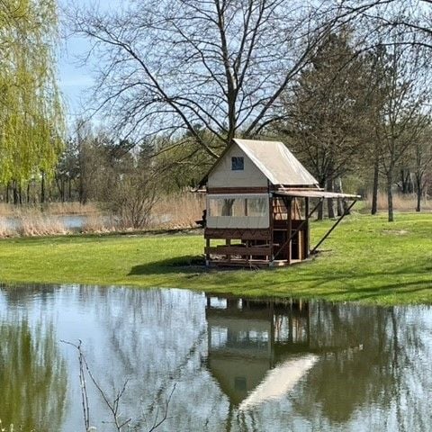 TIENDA DE LONA Y MADERA 2 personas - Vivaque