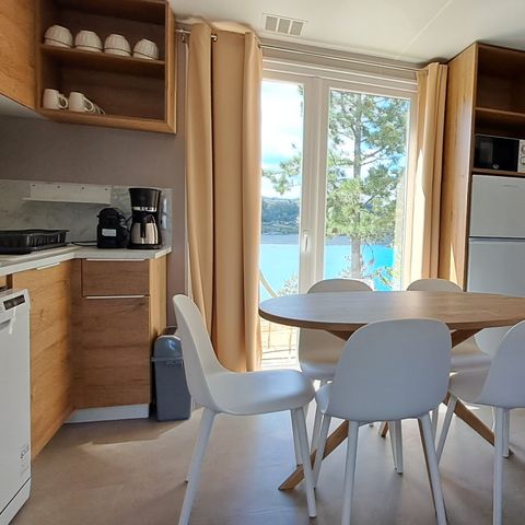 Stacaravan 6 personen - Sunêlia Luxe Traversant 3 Slaapkamers - 1SDB - 33m² - 3 slaapkamers
