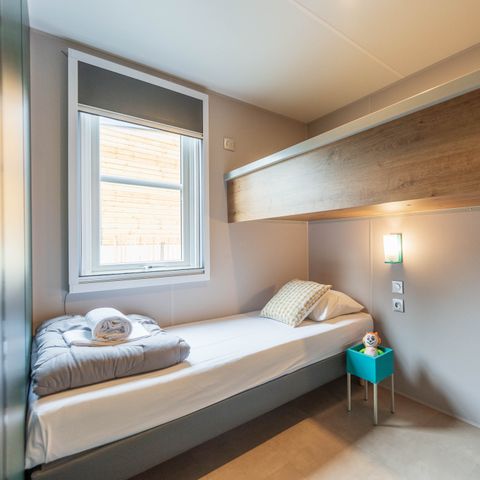 Stacaravan 6 personen - Sunêlia Luxe Traversant 3 Slaapkamers - 1SDB - 33m² - 3 slaapkamers