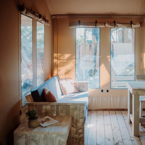 SafariZelt 5 Personen - Zelt Wood Prestige Plus 5Pers 2Sch 1SDB 38m²