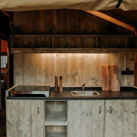 Safarizelt 5 Personen - Zelt Wood Prestige Plus 5Pers 2Sch 1SDB 38m²