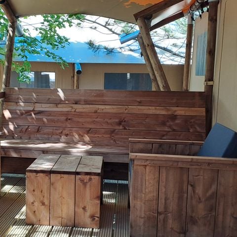 Tente 8 personnes - Safari Prestige Plus - 4 chambres - 1 salles de bain