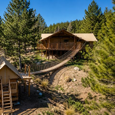 Tent 8 personen - Safari met - 4 slaapruimtes - Prestige Plus
