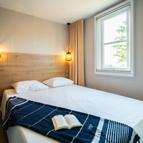 Stacaravan 10 personen - Sunelia Luxe 65m² 5 kamers - Air-conditioning