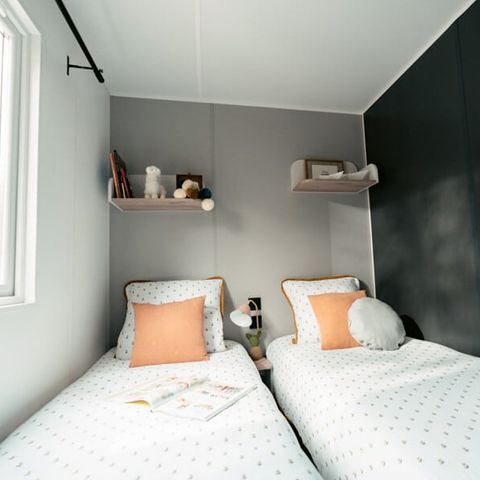 Stacaravan 6 personen - Cottage Prestige Plus met - 3 slaapkamers - – voorzien van airconditioning