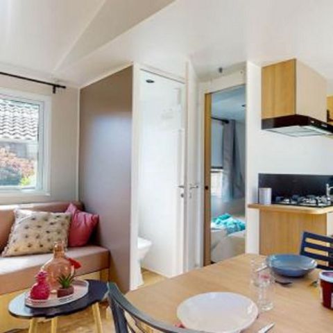 Stacaravan 6 personen - 3 slaapkamers Airconditioning