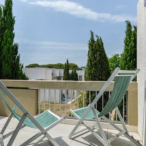 Studio 4 personen - Premium Studio voor 4 personen, slaapgedeelte, balkon