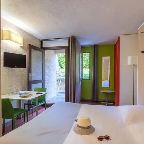Bungalow 5 personen - Essentiel Bung Duplex Slaapkamer voor 5 personen Terras